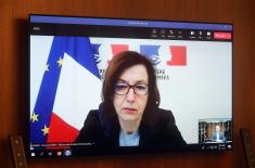 Minister Stefanović holds video call with French Defence Minister Parly
