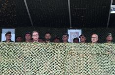 President Vučić attends firing demonstration at Pasuljanske Livade range
