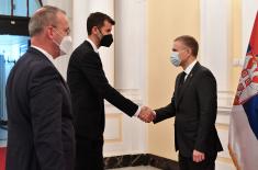 Meeting between Minister Stefanović and Nate Adler