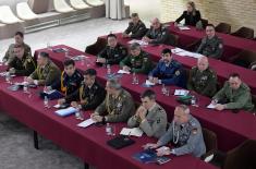 Foreign military representatives briefed on budget