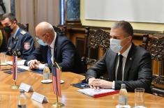 Meeting between Minister Stefanović and Nate Adler