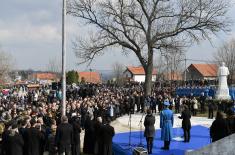 Central celebration of the Serbia Statehood Day in Orašac