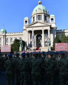 Генерална проба промоције најмлађих официра Војске Србије 