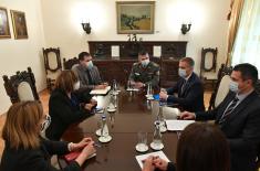 Minister Stefanović meets with Minister Gojković