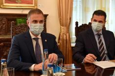 Minister Stefanović meets with Minister Gojković