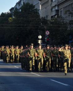 Dress rehearsal for youngest officers’ promotion ceremony