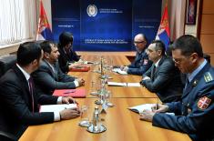 Meeting of the Minister of Defence with Deputy Minister of Foreign Affairs of Venezuela