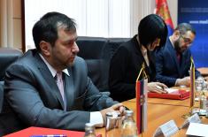 Meeting of the Minister of Defence with Deputy Minister of Foreign Affairs of Venezuela