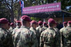Military ceremony held to mark 63rd Parachute Brigade Day