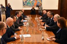 Meeting of President Vučić with the Minister of Defense of the Republic of Cyprus
