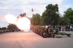 Почасна артиљеријска паљба поводом Дана Војске Србије