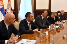 Meeting of President Vučić with the Minister of Defense of the Republic of Cyprus