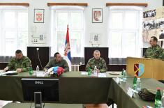 Visit to Banat Brigade Command of Development