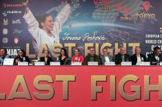 Farewell match of famous karateka Jovana Preković