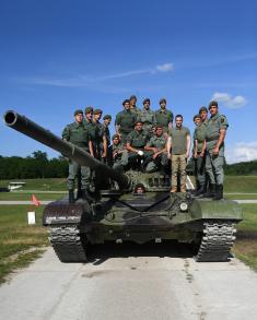 Minister Stefanović visits cadets at “Orešac“ firing range