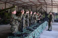 Regular training of SAF tank crews 