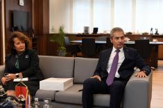 Meeting between Minister Stefanović and Turkish Ambassador Aksoy