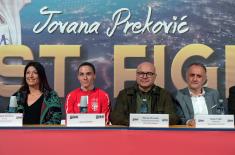 Farewell match of famous karateka Jovana Preković