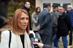 Minister Vulin: The Serbian Armed Forces is made up of humane people who love their fellow citizens