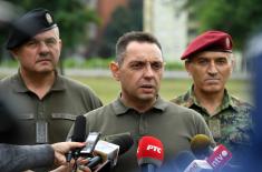 Minister Vulin: Serbian Armed Forces are developing all capabilities