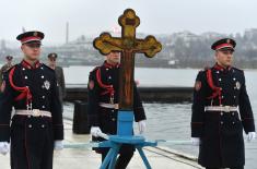 Participation in Epiphany Swimming for Holy Cross