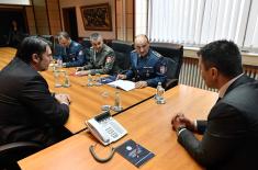 Meeting of the Defence Minister with the Director of SBB 