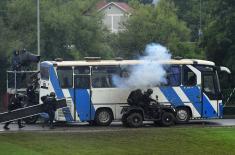 Вежба припадника Војске Србије и МУП-а "Заједнички удар 2018"