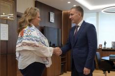 Meeting between ministers Stefanović and Petrovska