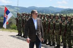 Predsednik Vučić stigao na Pasuljanske livade 