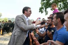 Predsednik Vučić: Vojska Srbije snažnija nego ikada, a biće još jača