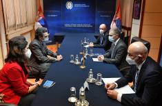 Састанак министра Стефановића са амбасадором Краљевине Шпаније Молином