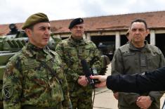 Visit to Banat Brigade Command of Development