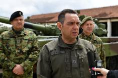 Visit to Banat Brigade Command of Development