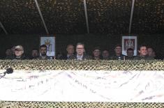 Predsednik Vučić stigao na Pasuljanske livade 