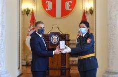 Minister Stefanović presents decorations to members of the Ministry of Defence and the Serbian Armed Forces