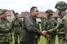 Visit to Banat Brigade Command of Development