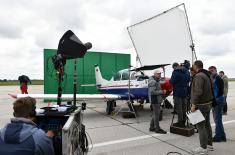 The first flapperboard of the new season of “Military Academy” series at the airport “Batajnica”