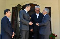 Defence Minister signed the book of condolences at the Embassy of Iran