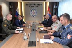 Minister Vučević meets with Russian Ambassador Botsan-Kharchenko