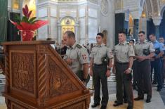 Liturgy and prayer service for future officers