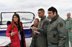 The first flapperboard of the new season of “Military Academy” series at the airport “Batajnica”