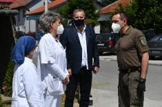 Minister Vulin in Sjenica: As long as there is a risk of infection, the Serbian Armed Forces will be there to help Sjenica, Tutin and Novi Pazar