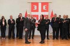 Minister Vučević Presents Decorations to Members of Ministry of Defence and Serbian Armed Forces