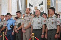 Liturgy and prayer service for future officers