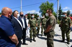 Minister Vulin in Sjenica: As long as there is a risk of infection, the Serbian Armed Forces will be there to help Sjenica, Tutin and Novi Pazar