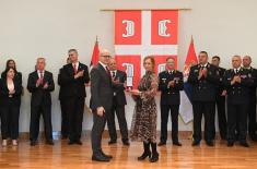 Minister Vučević Presents Decorations to Members of Ministry of Defence and Serbian Armed Forces