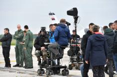 The first flapperboard of the new season of “Military Academy” series at the airport “Batajnica”