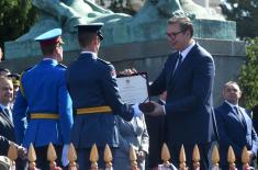 Youngest Serbian officers promoted