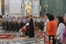 Liturgy and prayer service for future officers