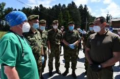 Minister Vulin in Sjenica: As long as there is a risk of infection, the Serbian Armed Forces will be there to help Sjenica, Tutin and Novi Pazar